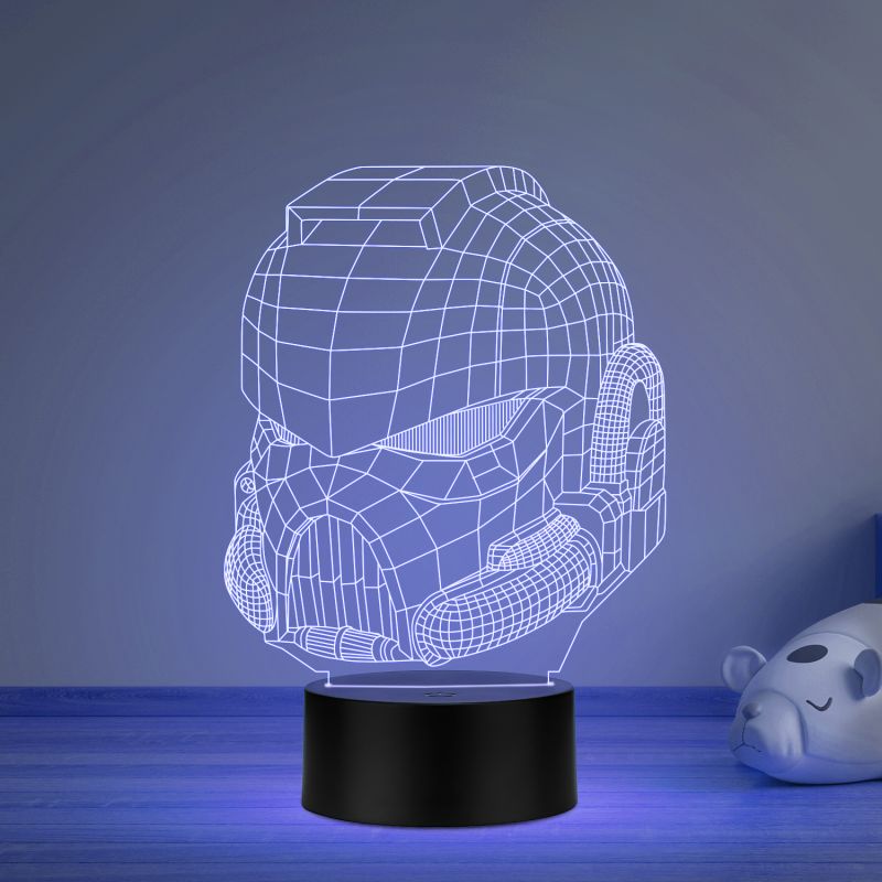 3D Illusion Antman Led Night Lamp with Multicolored Light Gift for Kids & Kids Room Decor
